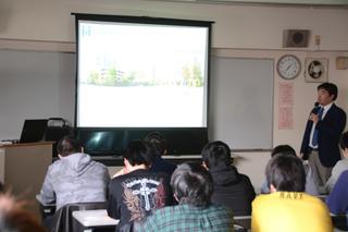 東京バイオテクノロジー専門学校で行われた、国立成育医療研究センター研究所の中村先生の特別講義